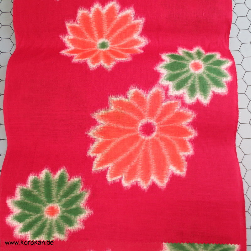 Chrysanthemen Druck Kasuri Yukata Kimono Baumwoll Stoff