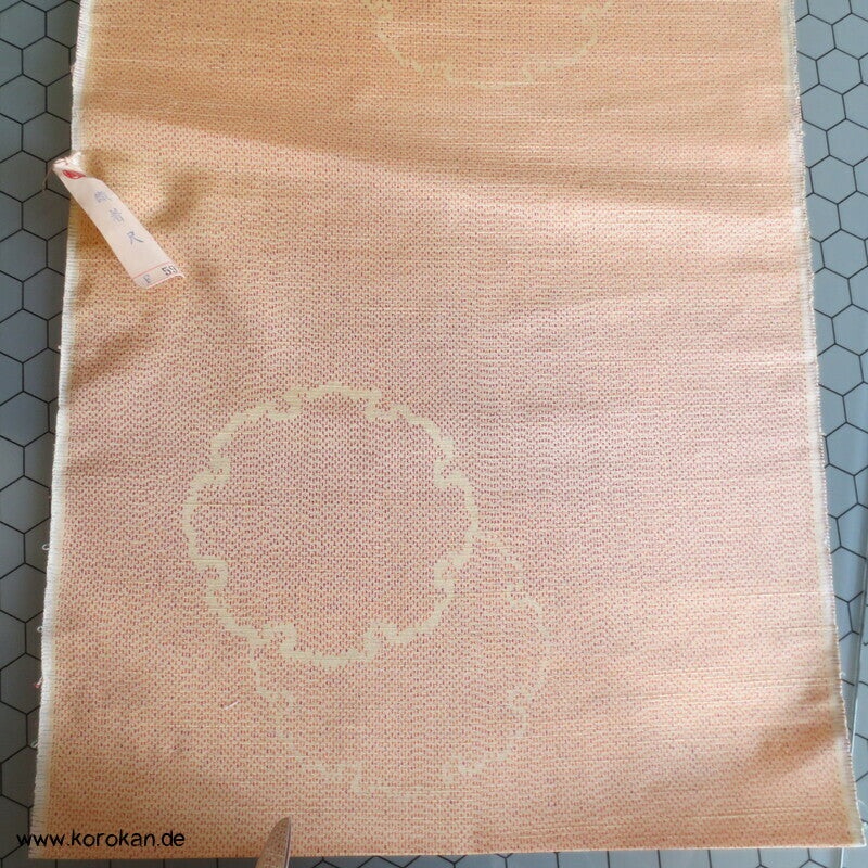 Schneeflocken,Farbverlauf Kasuri Tsumugi Kimono Seide