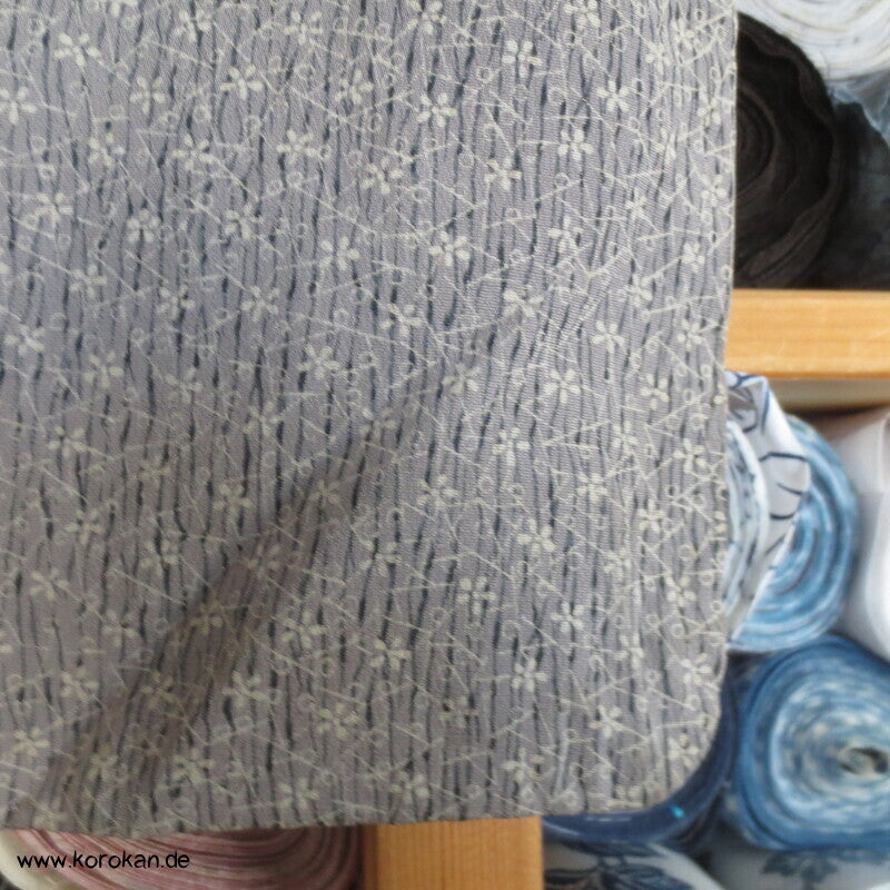 Haori millefleur in mauve, synthetisch