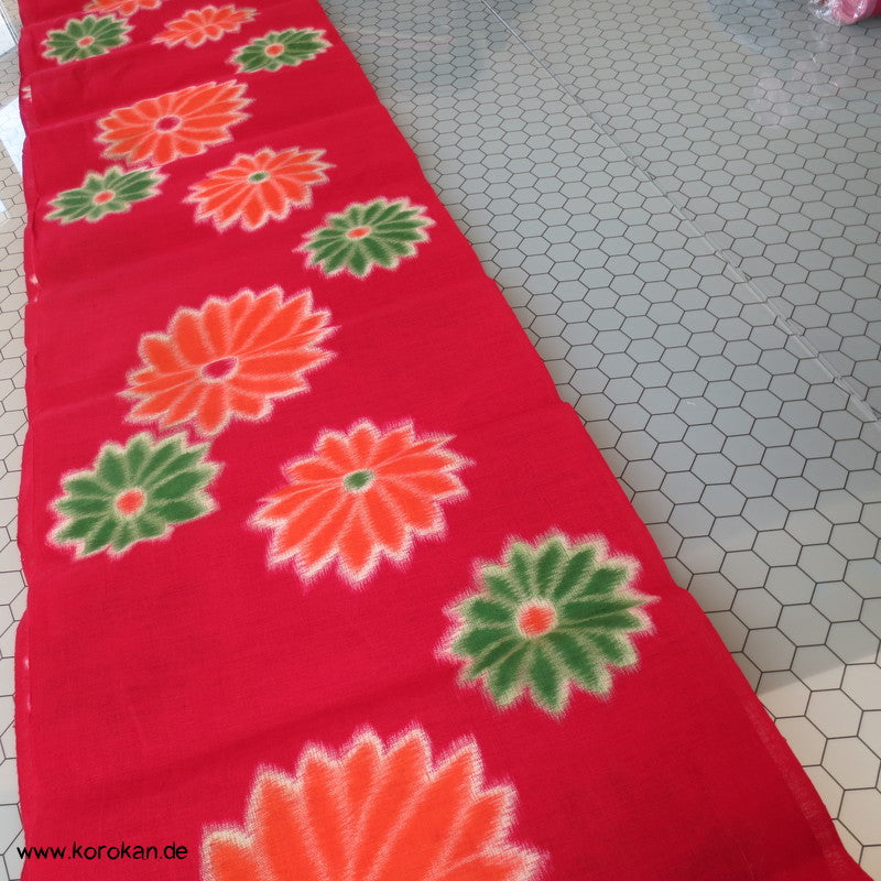Chrysanthemen Druck Kasuri Yukata Kimono Baumwoll Stoff