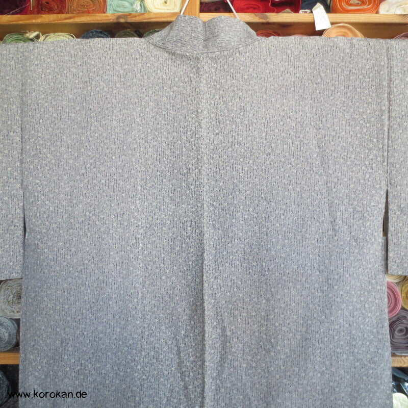 Haori millefleur in mauve, synthetisch