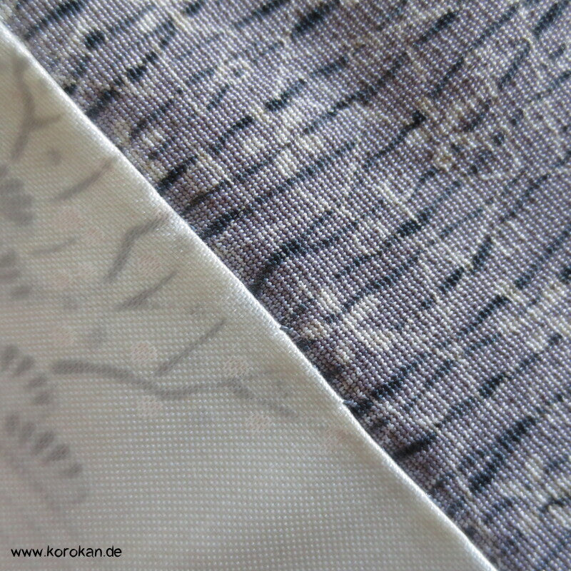 Haori millefleur in mauve, synthetisch