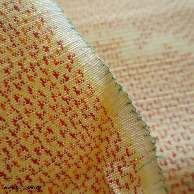 Schneeflocken,Farbverlauf Kasuri Tsumugi Kimono Seide
