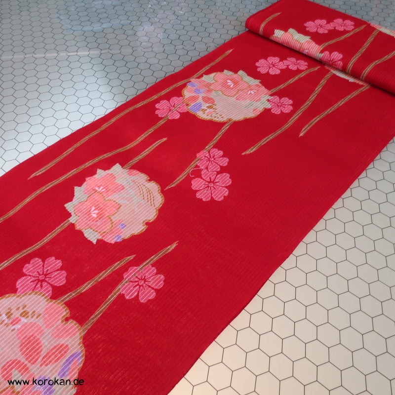 Spiegel, Sakura Yukata Baumwollstoff