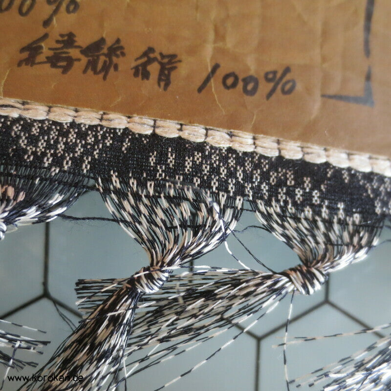 Kikko Kasuri Tsumugi Kimono Japan Seide