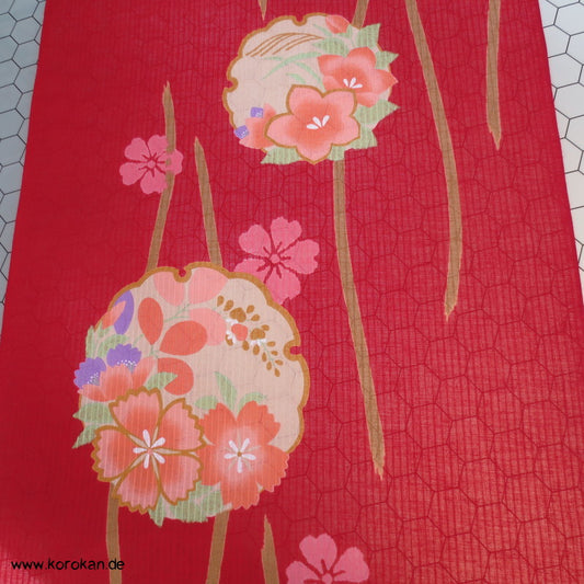 Spiegel, Sakura Yukata Baumwollstoff