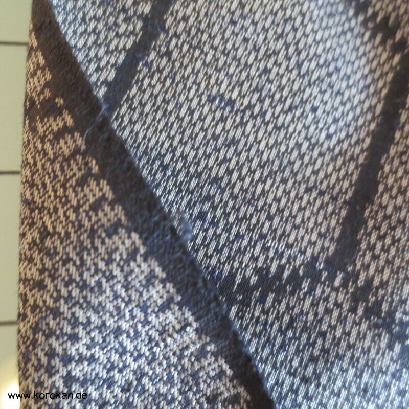 Kikko Kasuri Tsumugi Kimono Japan Seide