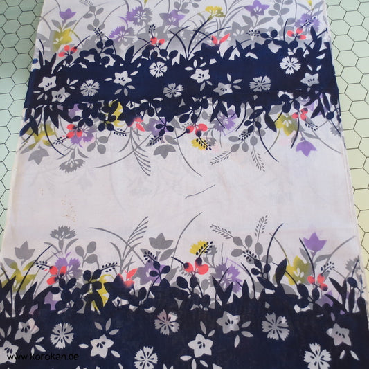 Nadeshiko Nelken Blumenborten Yukata Kimono Baumwolle