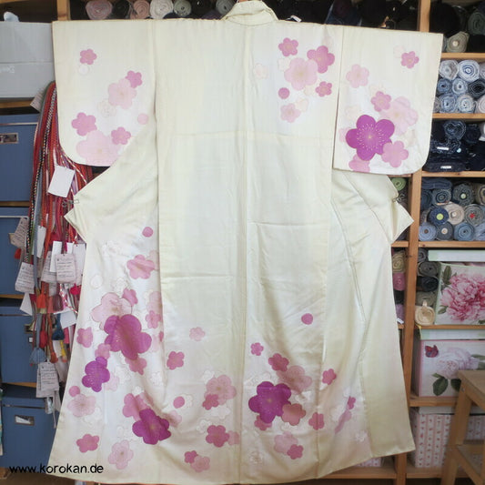 Ume Pflaumenblüten Homongi Kimono