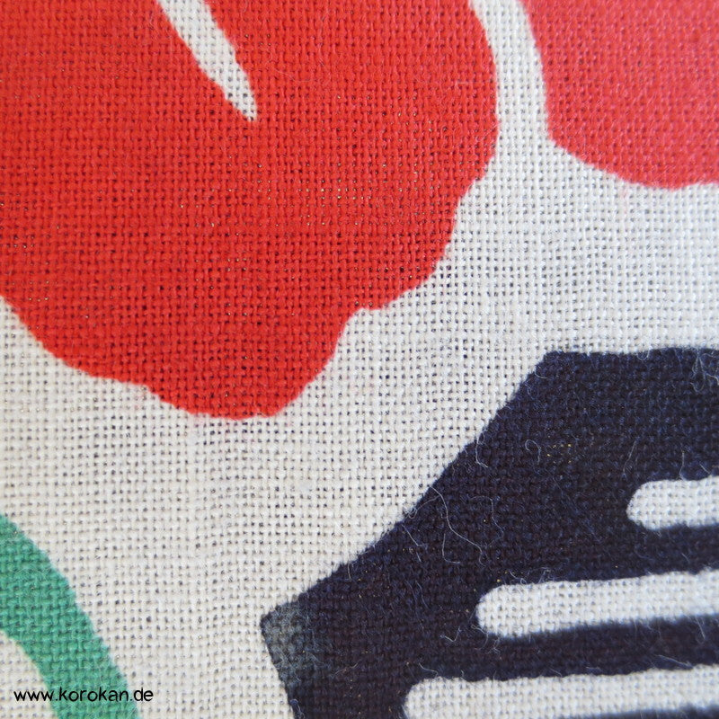bunte Blüten Yukata Kimono Baumwolle