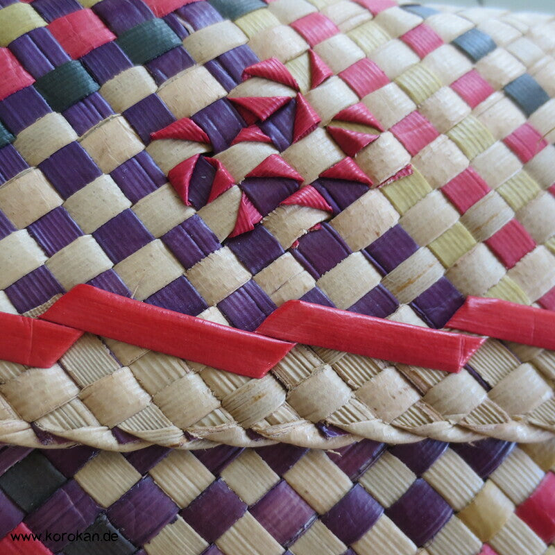 Flechttaschen mit farbiger Gestaltung - asiatisch  - japanisch