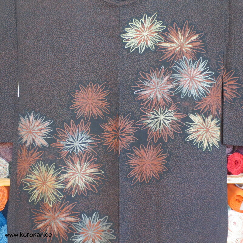 Urushi Mille Kiku Haori Kimono Jacke