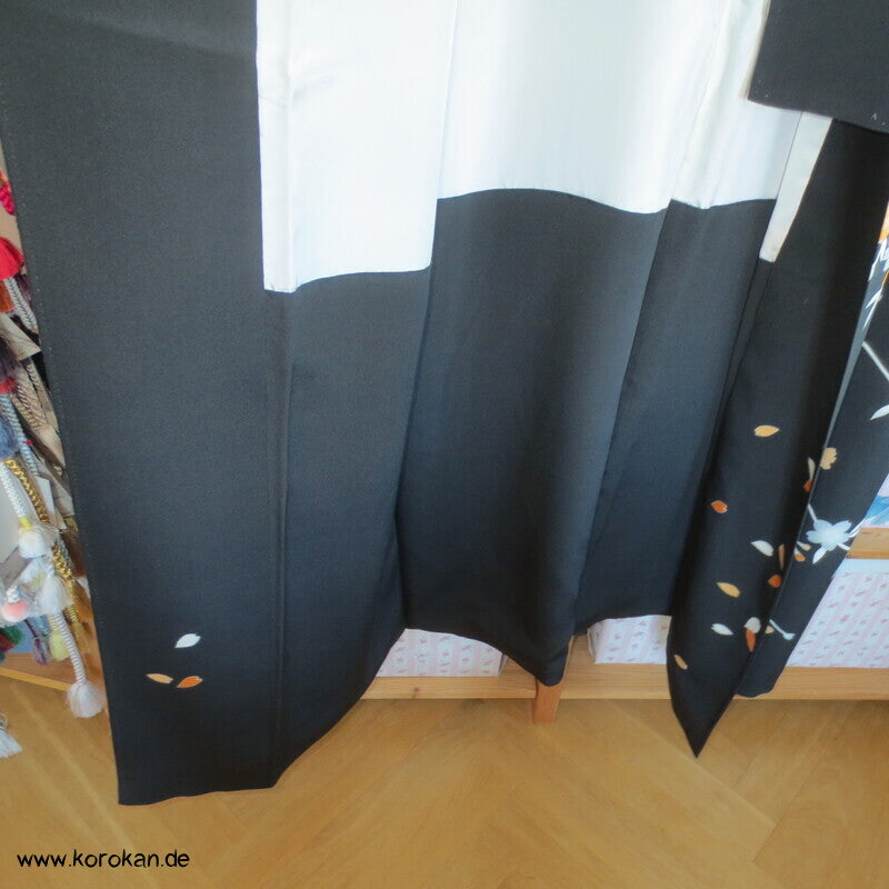 Sakura Zweige Tomesode Seiden Kimono