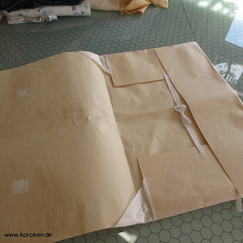 Kimono japanische Papier Haori Kimono Hülle, Kanji