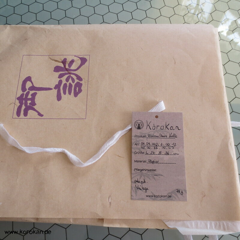 Kimono japanische Papier Haori Kimono Hülle, Kanji