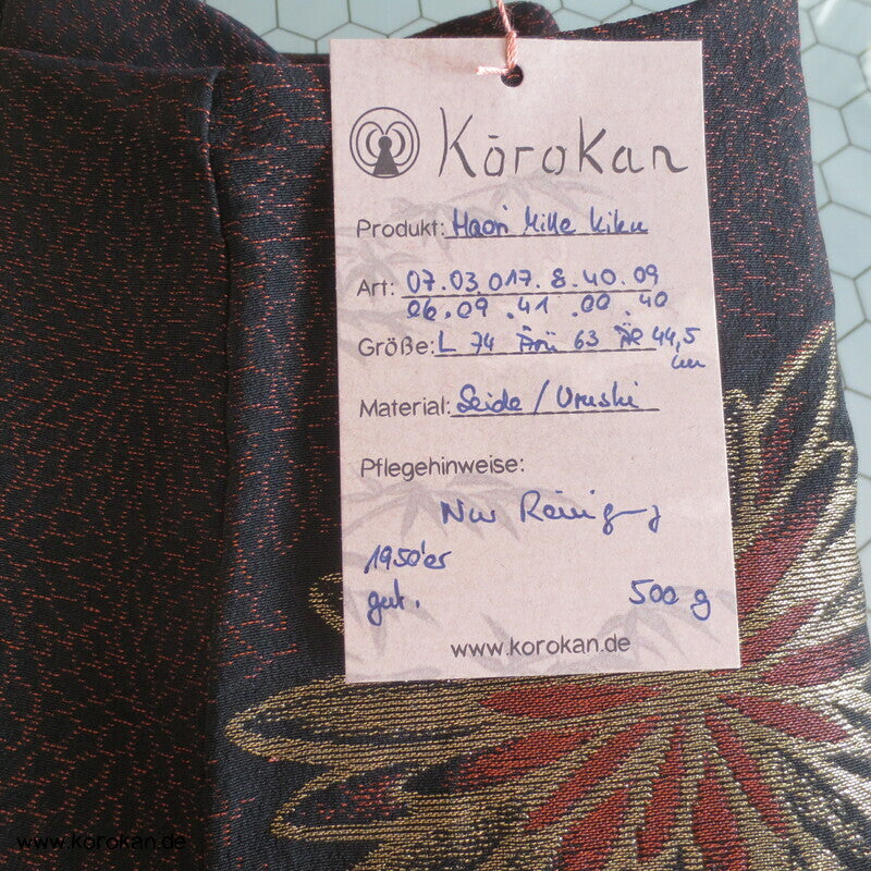 Urushi Mille Kiku Haori Kimono Jacke
