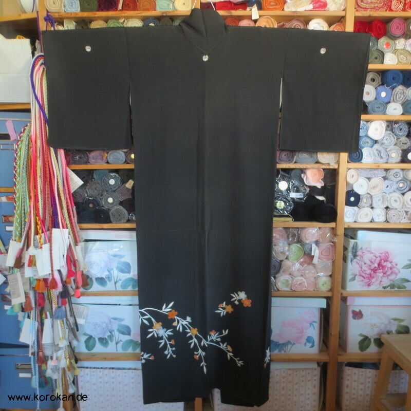 Sakura Zweige Tomesode Seiden Kimono