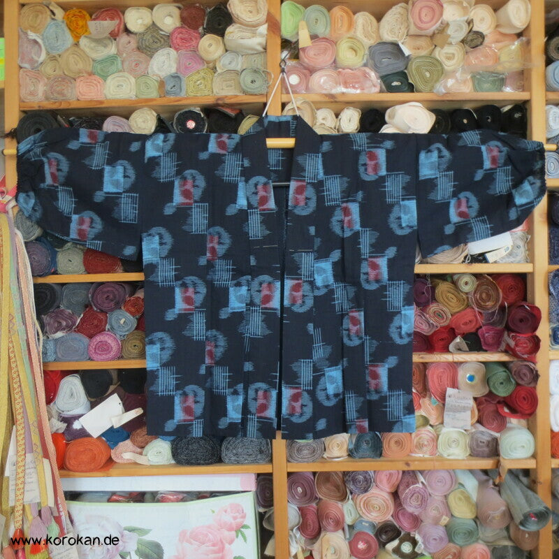 Kurume Baumwoll Kasuri Arbeitsjacke - steif und neu
