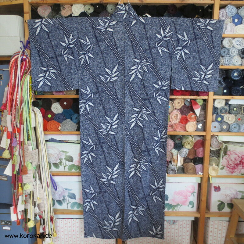 Seersucker / Fake Arimatsu Shibori Bambus Yukata