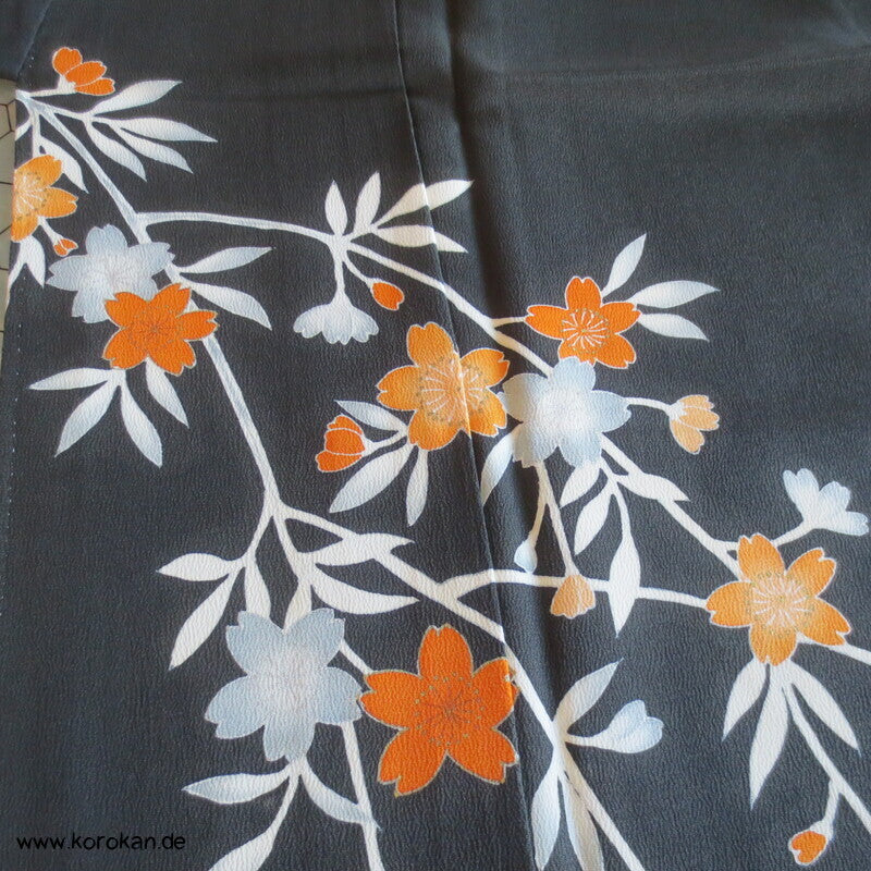 Sakura Zweige Tomesode Seiden Kimono