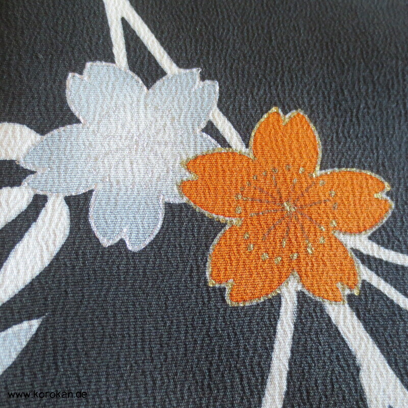 Sakura Zweige Tomesode Seiden Kimono