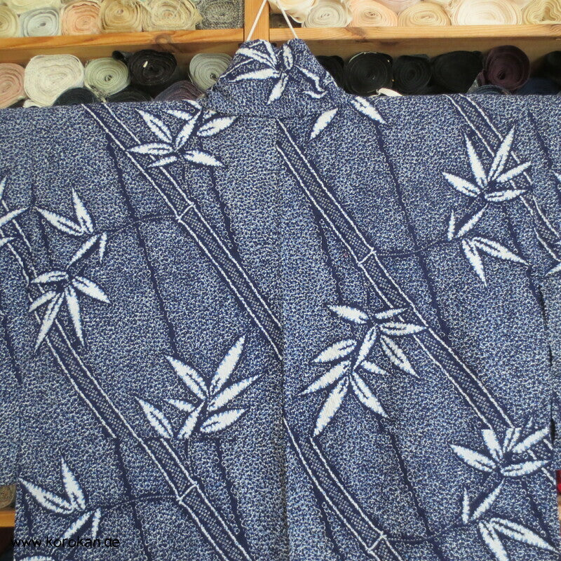 Seersucker / Fake Arimatsu Shibori Bambus Yukata
