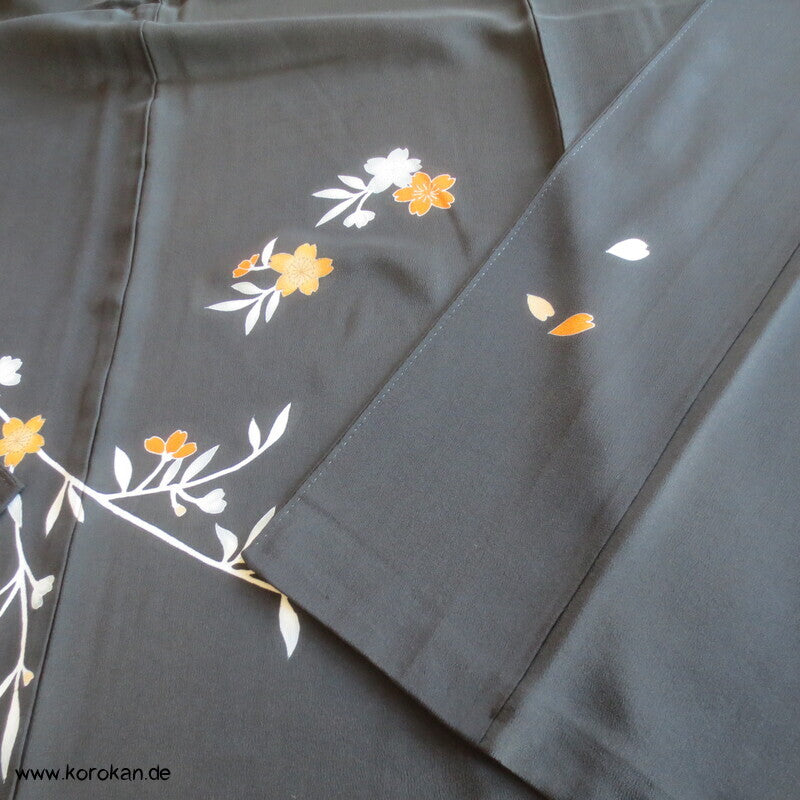 Sakura Zweige Tomesode Seiden Kimono