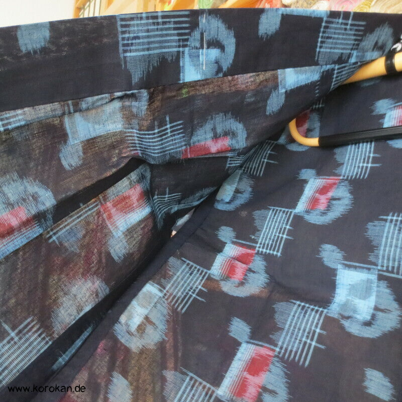 Kurume Baumwoll Kasuri Arbeitsjacke - steif und neu