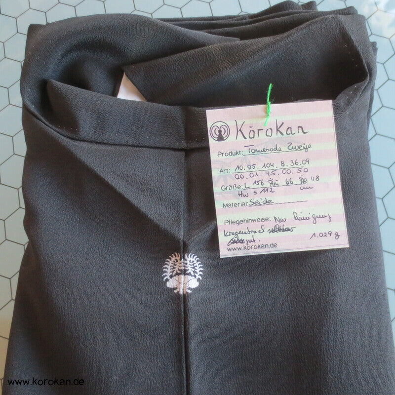 Sakura Zweige Tomesode Seiden Kimono
