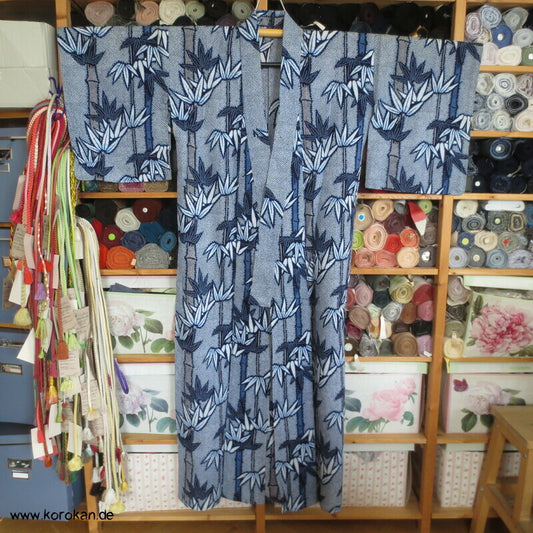 Bambus Seersucker Shibori Yukata