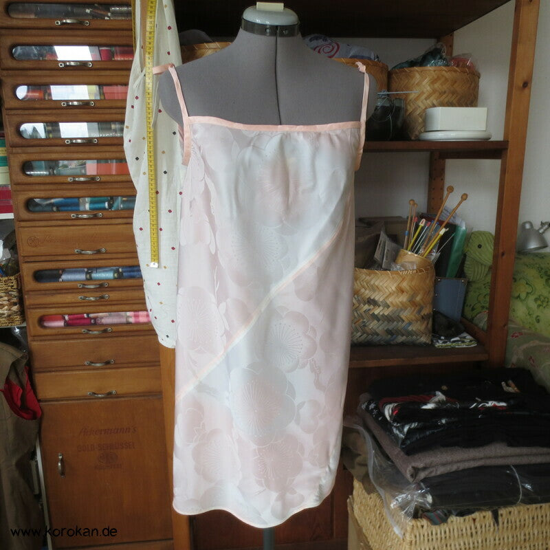 Sakura Bias Cut Juban Seide Zero Waste Unterkleid