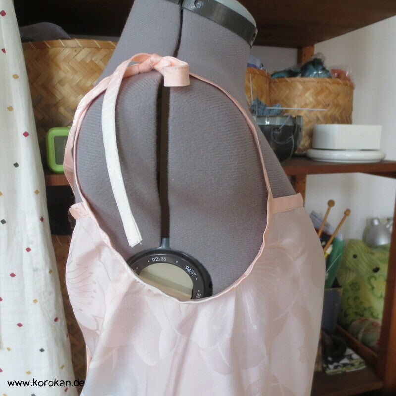Sakura Bias Cut Juban Seide Zero Waste Unterkleid