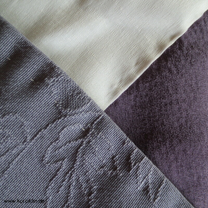 wolkiger Chrysanthemen Webmuster japanischer Iromuji Kimono