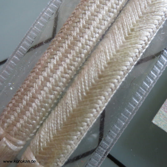 Haori Himo - neu und unbenutzt - Seide, hellbeige