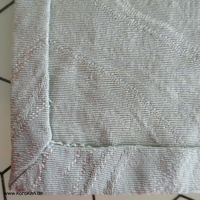blaujadegrüner Iromuji Kimono annual growth Seidendamast