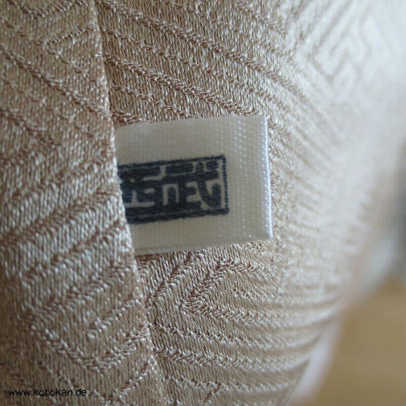 Shibori Fluss auf Sayagata Damast Homongi Kimono