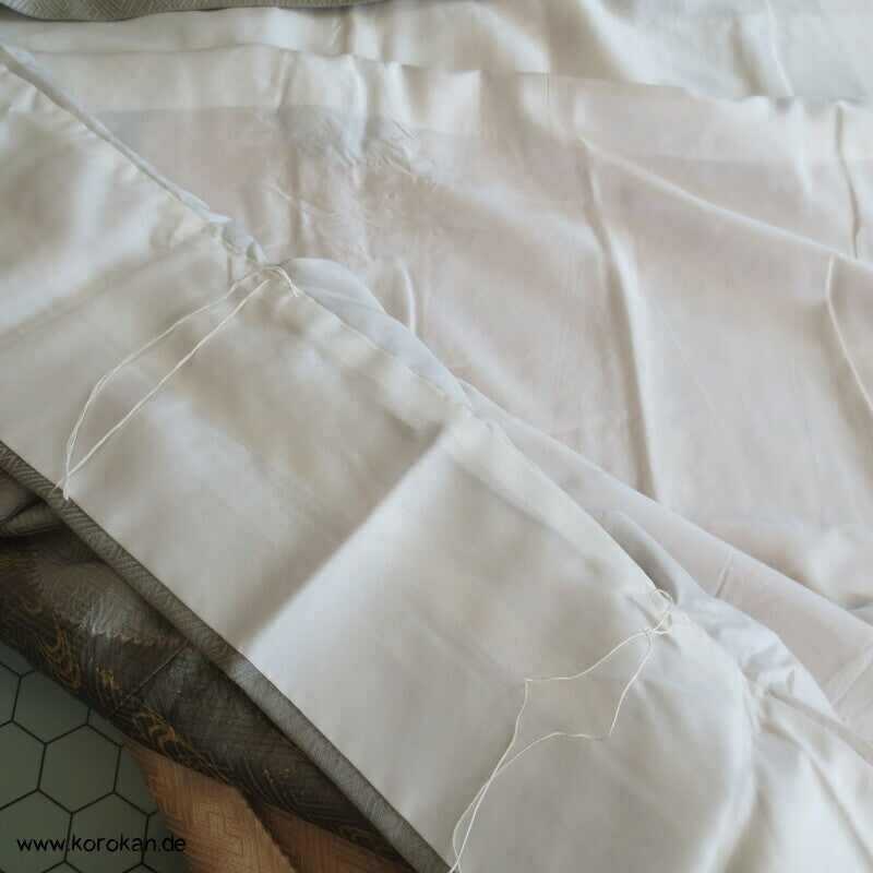 Shibori Fluss auf Sayagata Damast Homongi Kimono