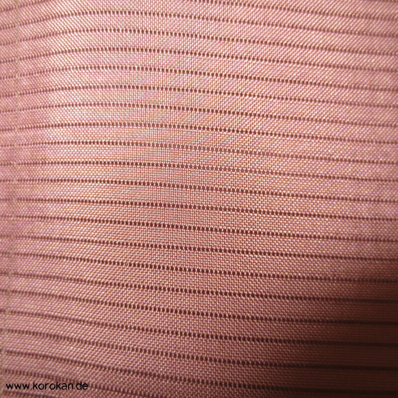 antiker Hitoe - Kimono aus weichem Rho mit feinen Silberstreifen