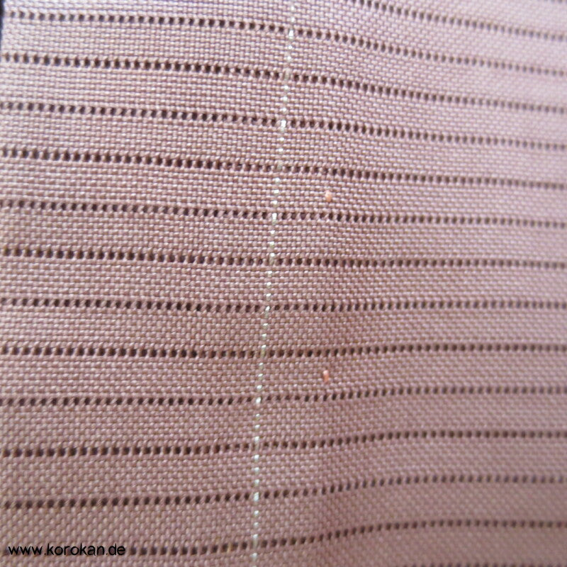 antiker Hitoe - Kimono aus weichem Rho mit feinen Silberstreifen