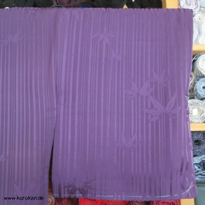 gewebter Bambus, Murasaki lila Iromuji Kimono