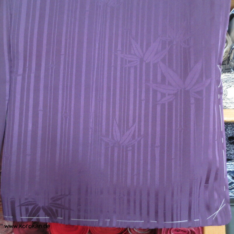 gewebter Bambus, Murasaki lila Iromuji Kimono