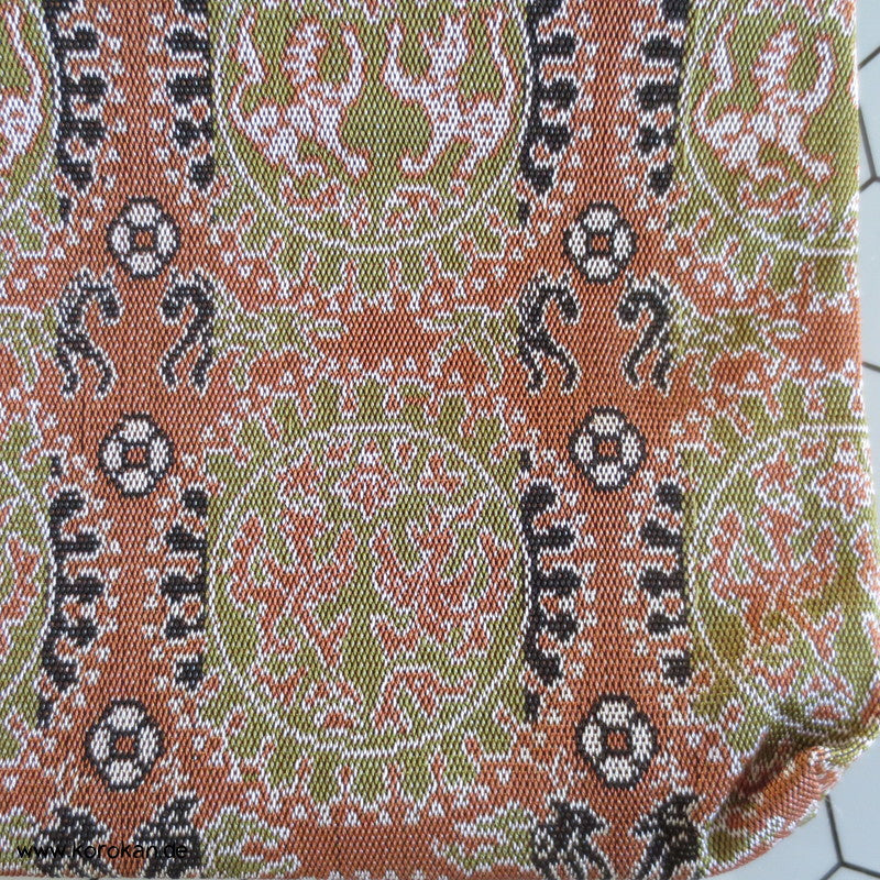 Juzu Pouch - Brokat Tasche mit Reißverschluss