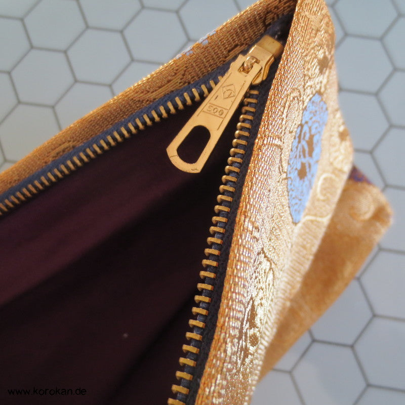 Juzu Pouch - Brokat Tasche mit Reißverschluss
