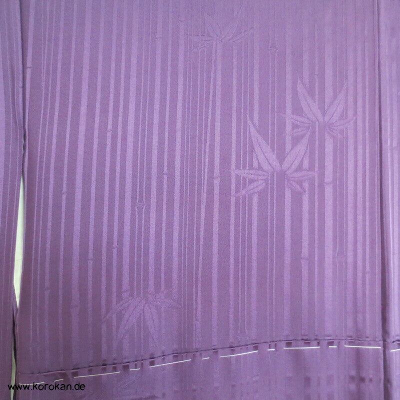 gewebter Bambus, Murasaki lila Iromuji Kimono