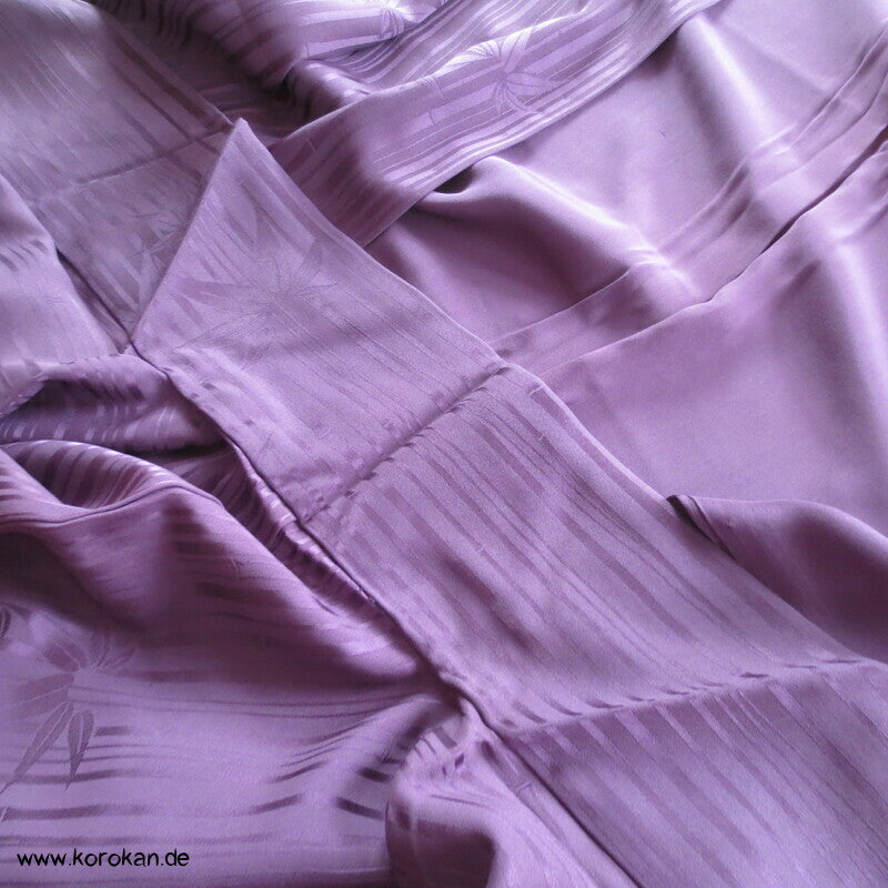 gewebter Bambus, Murasaki lila Iromuji Kimono