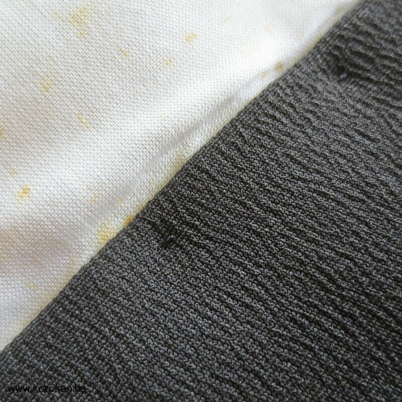 antiker japanischer Seidencrepe Uferwellen und Steine Tomesode Kimono