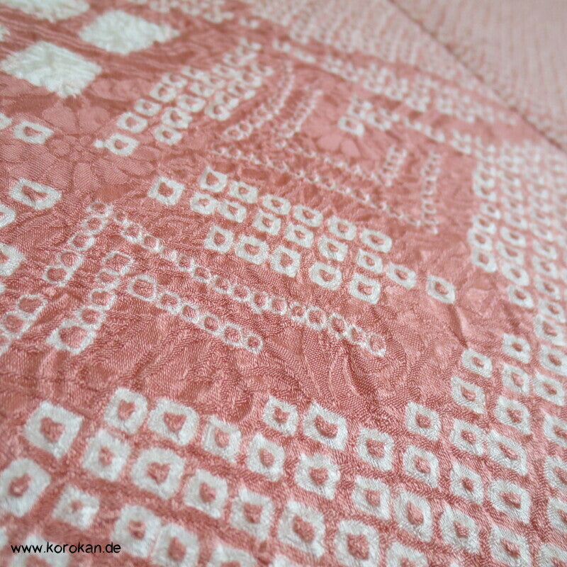Full Shibori Shippo Motive Tsukesage Kimono