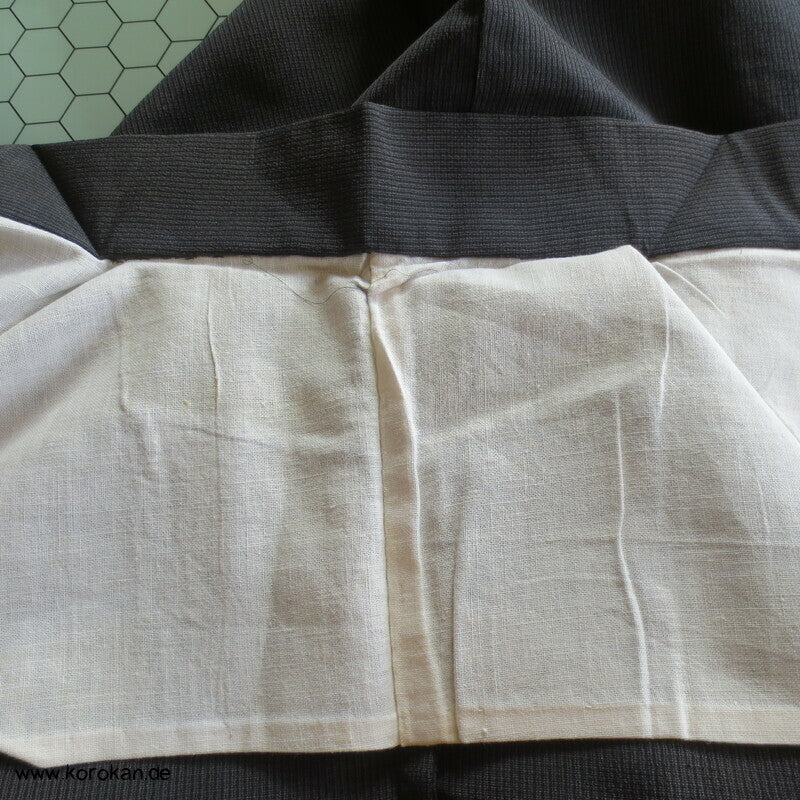 fein karierter Sha Seiden Hitoe Sommer Männer Kimono