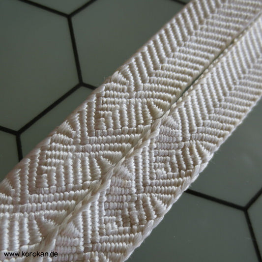 Haori Himo - neu und unbenutzt - Seide, weiß