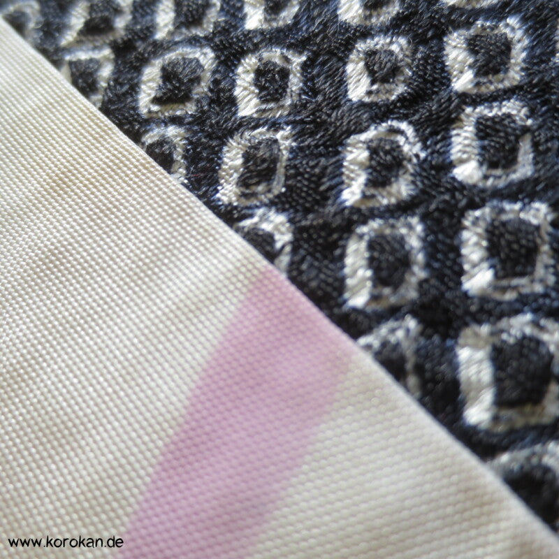 Full Shibori Blättermuster Haori Kimono Jacke